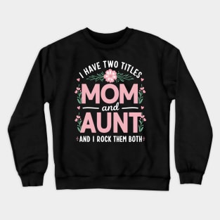 Cool Mom with Bright Typography Crewneck Sweatshirt